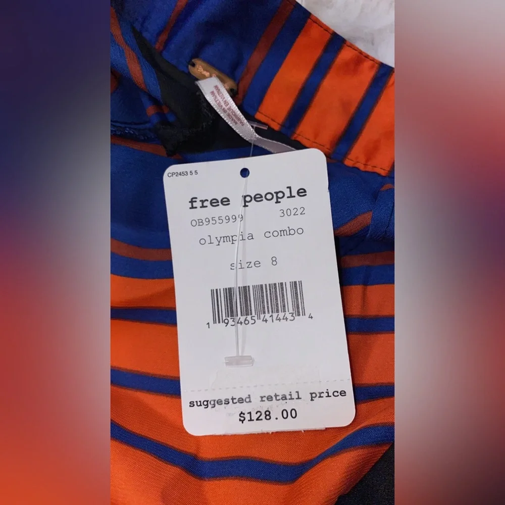 FREE PEOPLE Rio Striped Maxi Olympia Combo Skirt - Picture 4 of 10